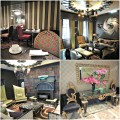 Flemings Mayfair Hotel interior afternoon tea salon bar area funky mirror